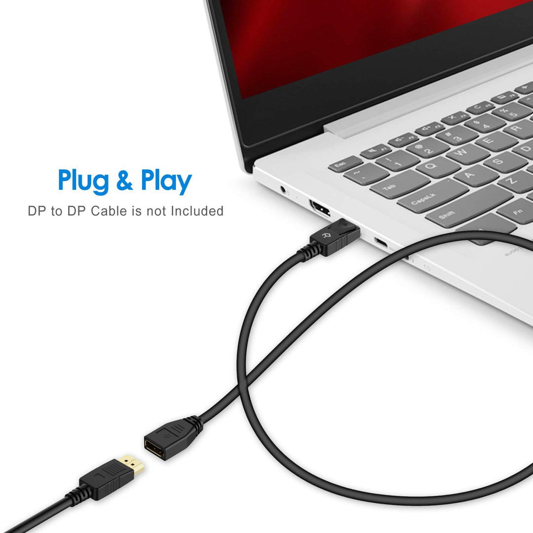 Rankie DP Extension Cable, DisplayPort Male to Female E