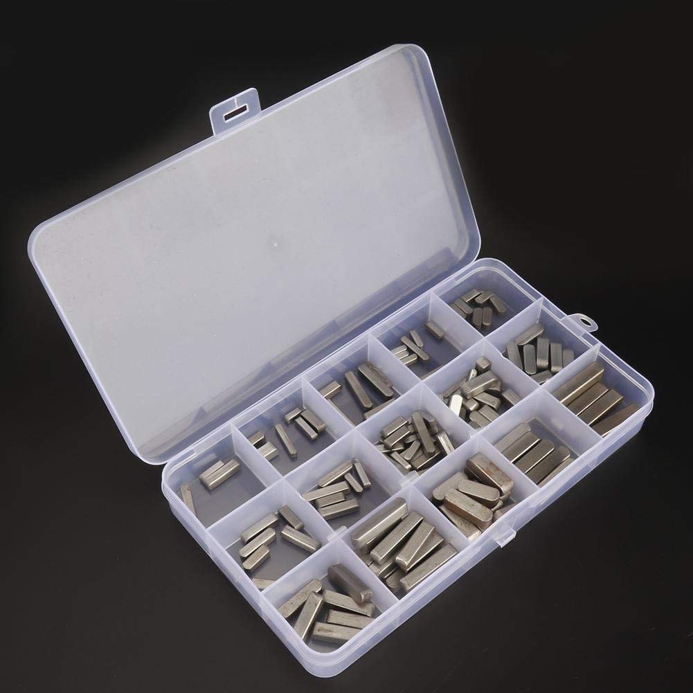 140PCS Drive Shaft Key - Professional Parallel Drive Shaft Key Round Ended Feather Key