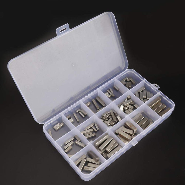 140PCS Drive Shaft Key - Professional Parallel Drive Shaft Key Round Ended Feather Key