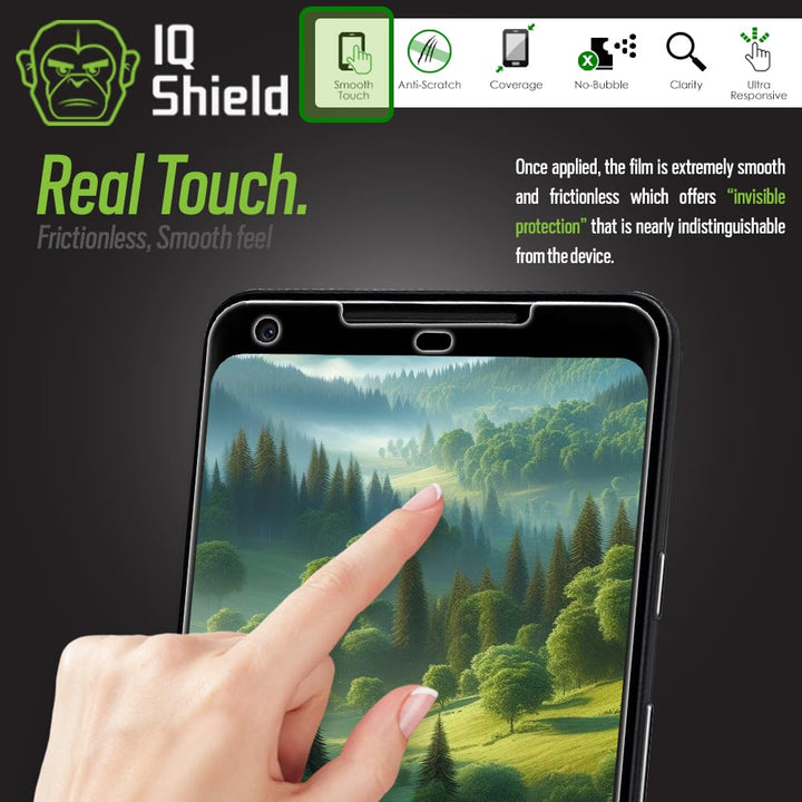 Screen Protector Compatible with Google Pixel 2 XL (2-Pack)(Case Friendly)(Not Glass) Anti-Bubble Clear TPU Film