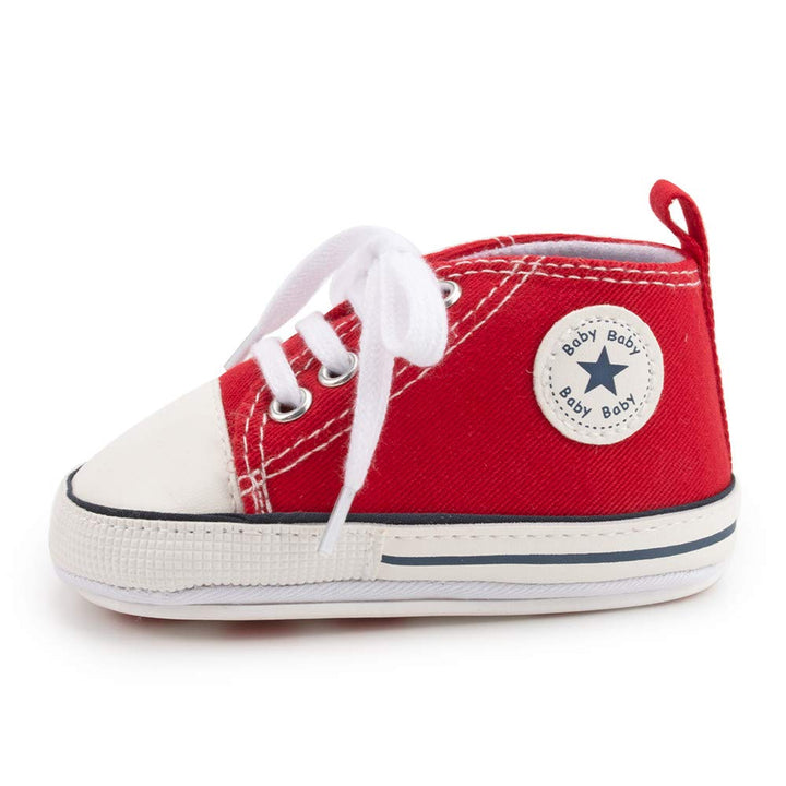 Save Beautiful Baby Girls Boys Canvas Sneakers Soft Sol