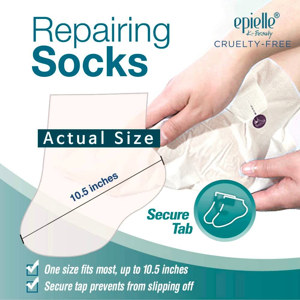 Epielle Intensive Repairing Foot Mask for Dry foot and 
