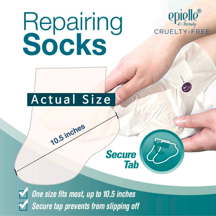 Epielle Intensive Repairing Foot Mask for Dry foot and 