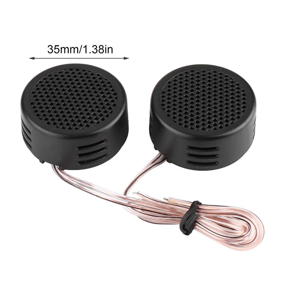 Car Tweeter, Black 12V 500W Mini Car Speaker Audio Tweeter 200mm 98dB Loudspeaker Automobile Speaker