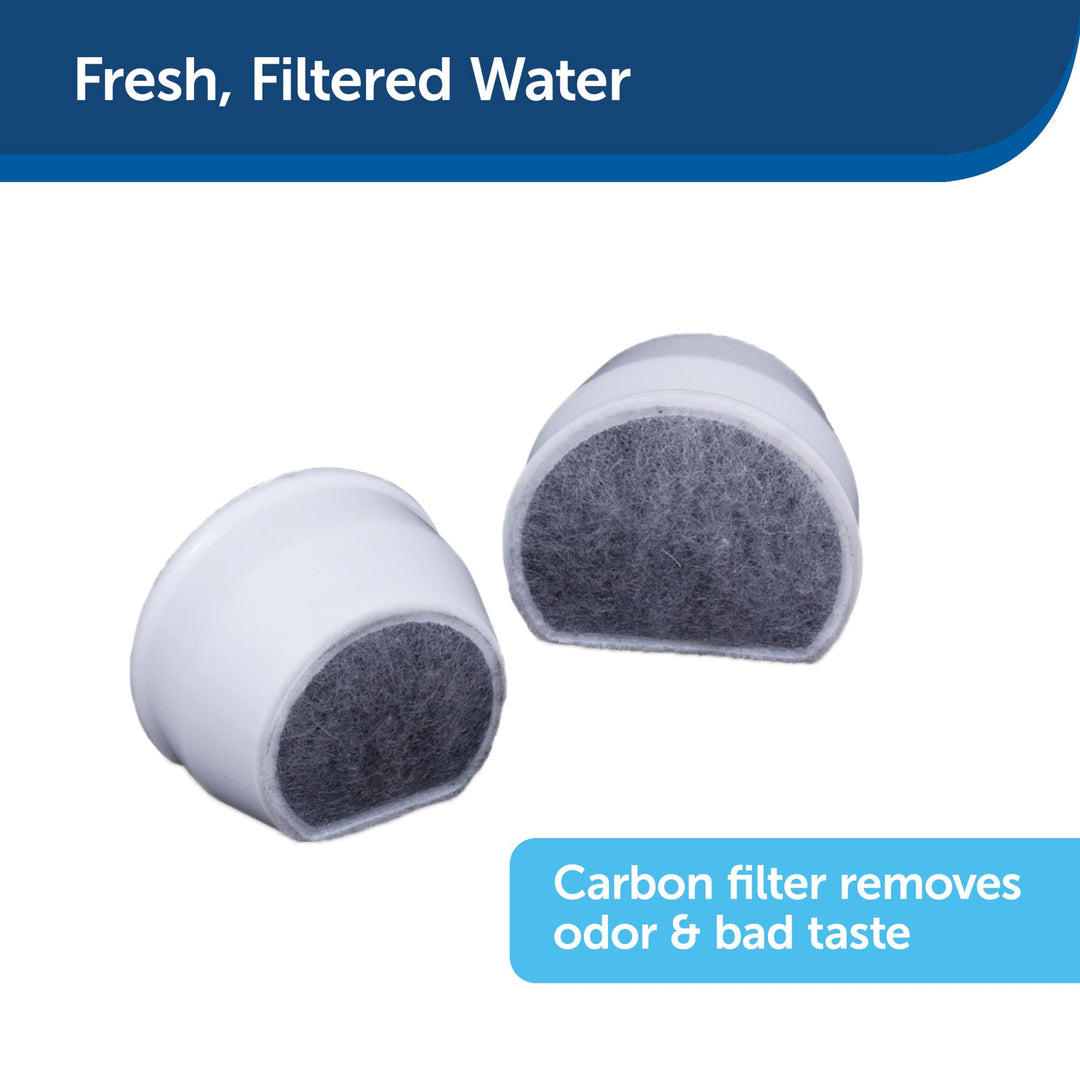Drinkwell Replacement Carbon Filters, Dog and Cat Ceramic Water Fountain Filters, 4-Pack