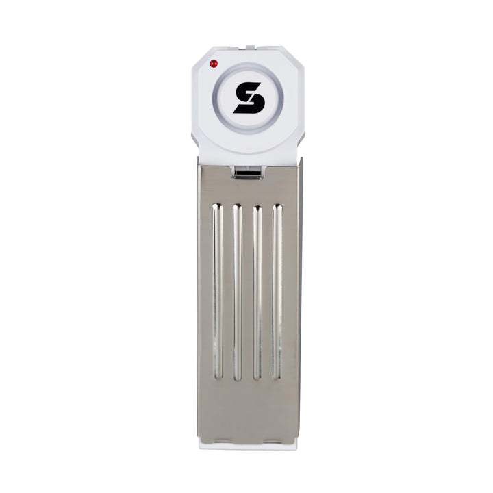 120 dB Wedge Door Stop Security Alarm, Extremely Loud Wireless Alarm Siren Audible Up To 1,500 Ft., Non-Skid Pad, Compact Alarm Great for Home, Travel, Apartment or Dorm