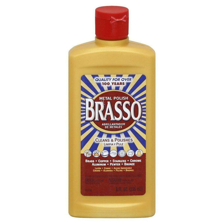Brasso - Multi-Purpose Metal Polish 8 Ounce.(Pack of 8)