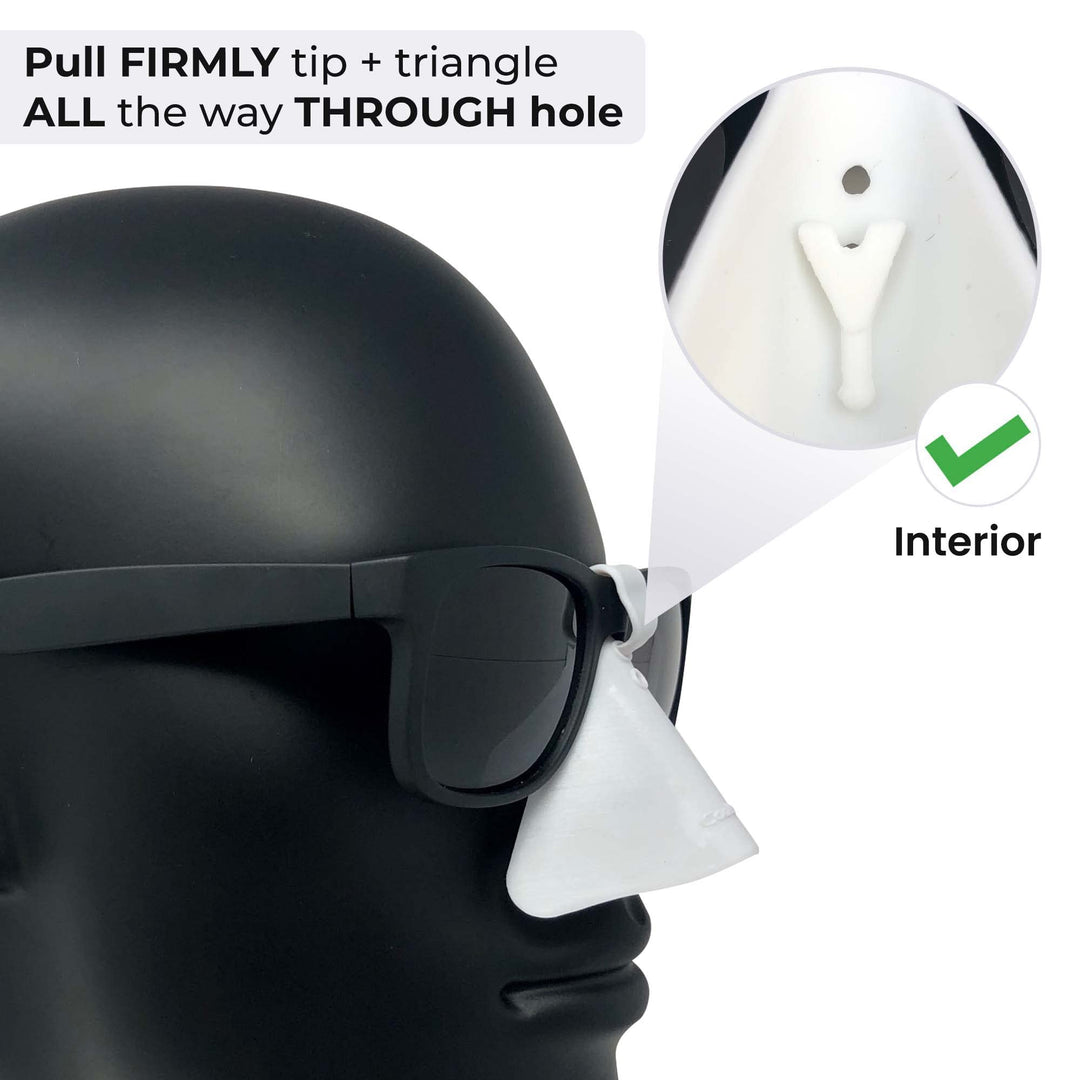 - 4 Pack - UV Nose Guards for Glasses - Skin Sun Protection - Shield Guard Protector UPF 50+ Patented