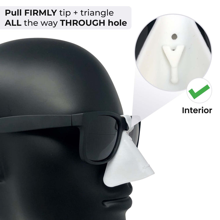 - 4 Pack - UV Nose Guards for Glasses - Skin Sun Protection - Shield Guard Protector UPF 50+ Patented