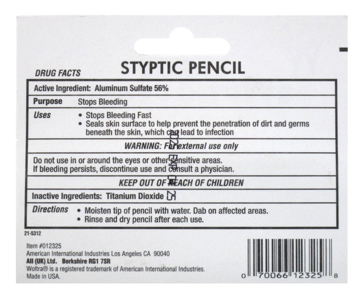 Nick Relief Large Styptic Pencil