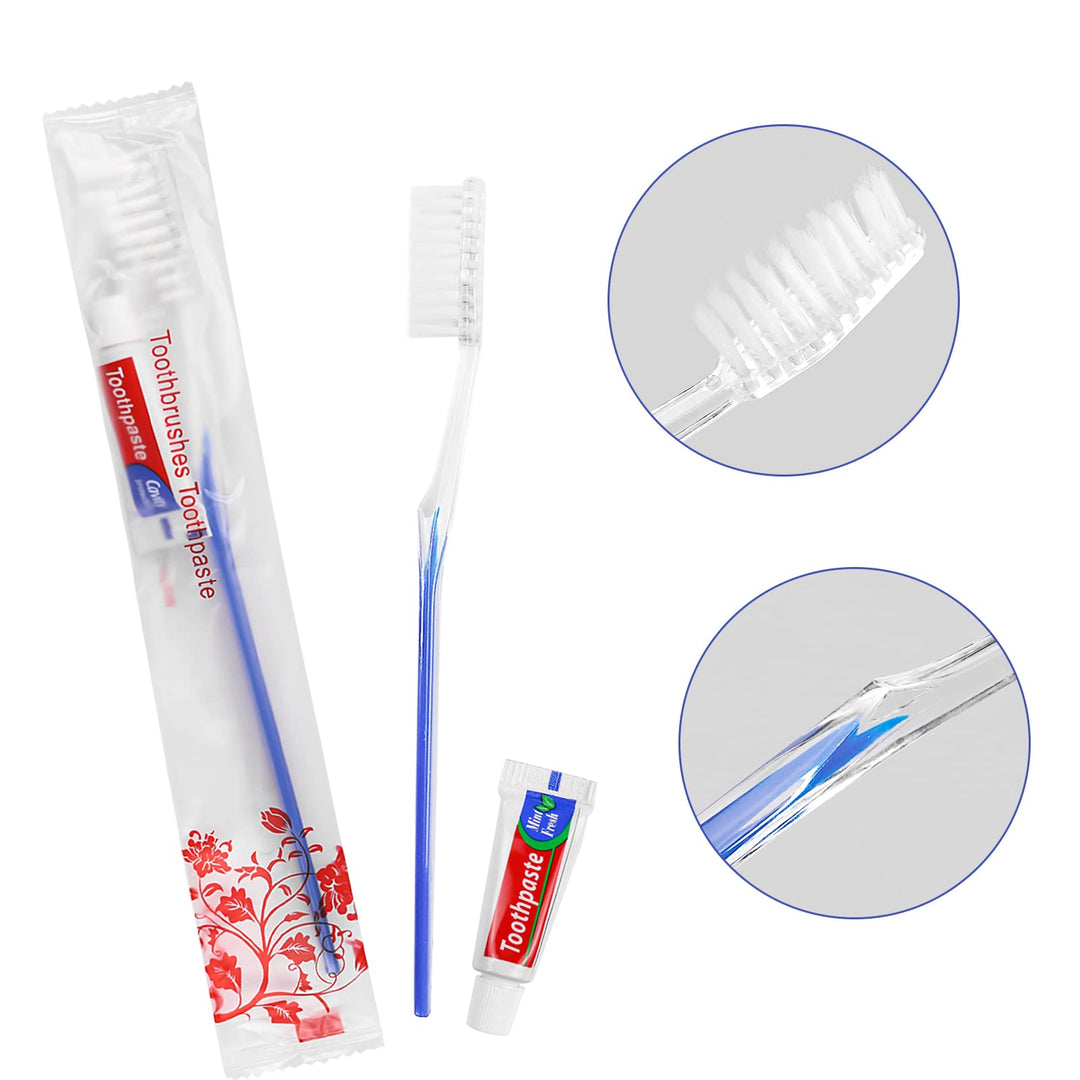 Xueny Travel Toothbrushes Kit,20Pcs Travel Toothbrush S