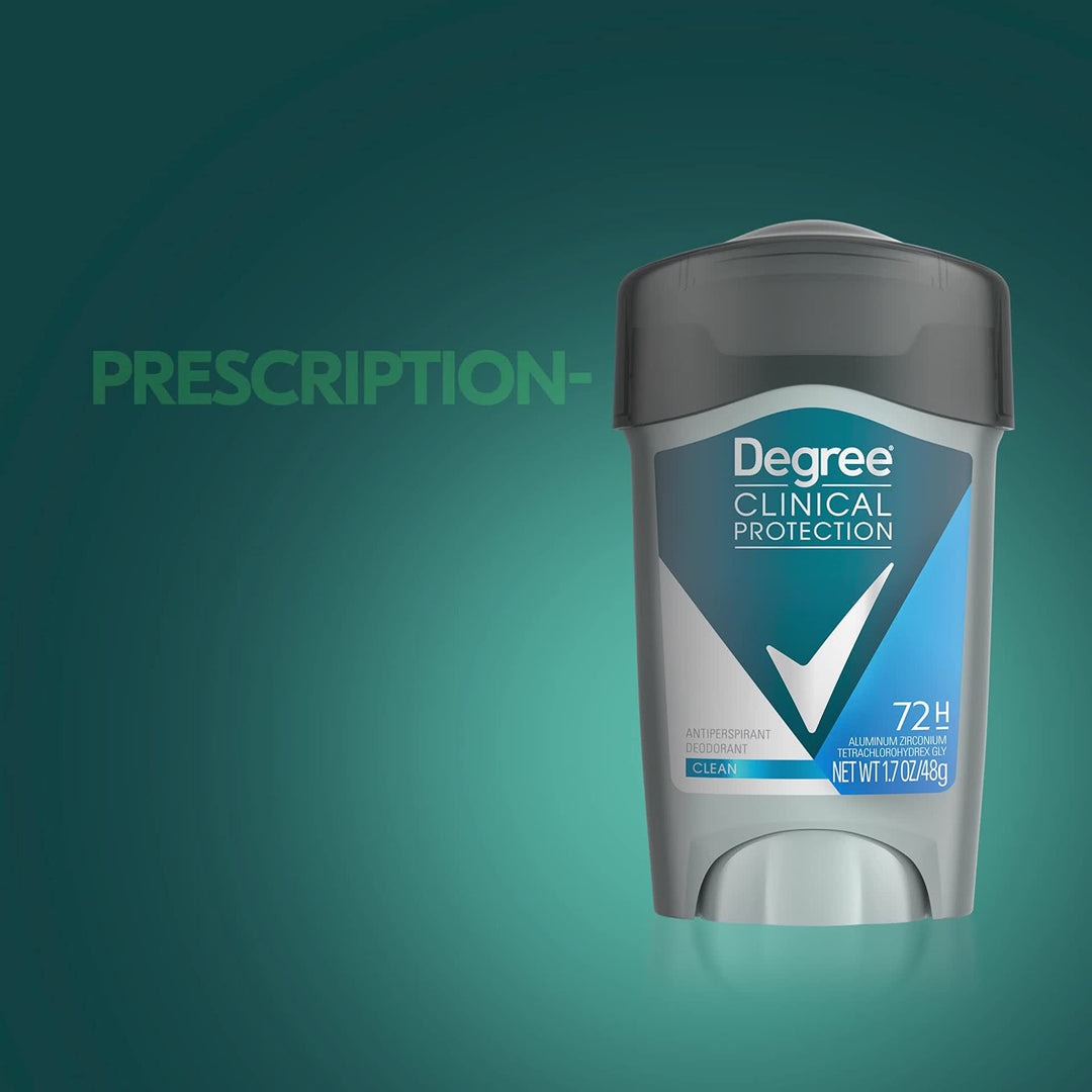 Degree Men Clinical Antiperspirant, Clean 1.7 oz