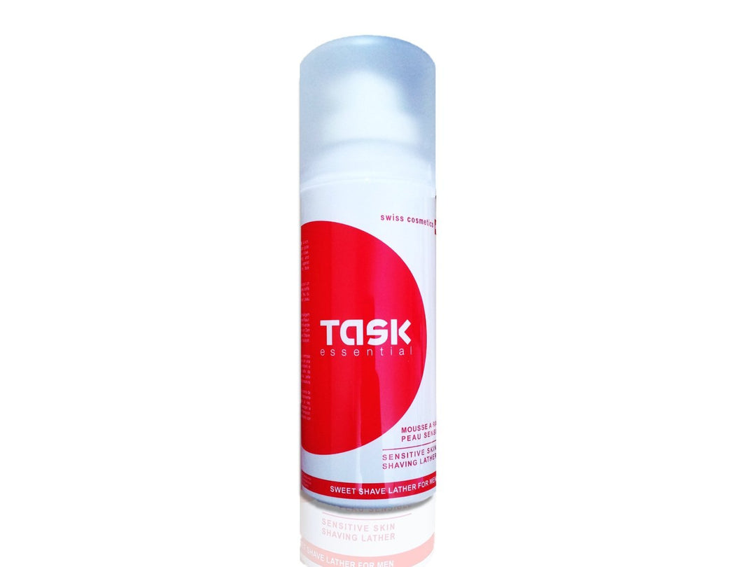 Task Essential Sweet Shave Lather for Sensitive Skin, 4.2 oz / 125 ml