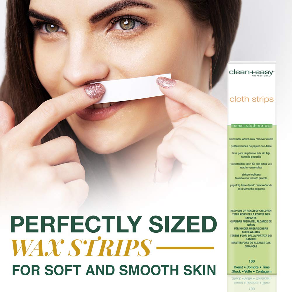 C+E Cloth Waxing Strips, Small (face) Cloth Strips