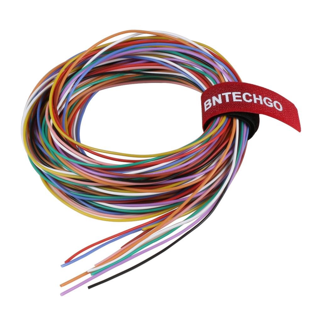 28 Gauge Silicone Wire Kit 10 Color Each 10 ft Flexible 28 AWG Stranded Tinned Copper Wire