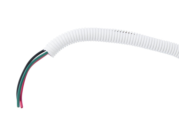 FLX-3810W, inch x 10 ft, White Split Flex Tubing