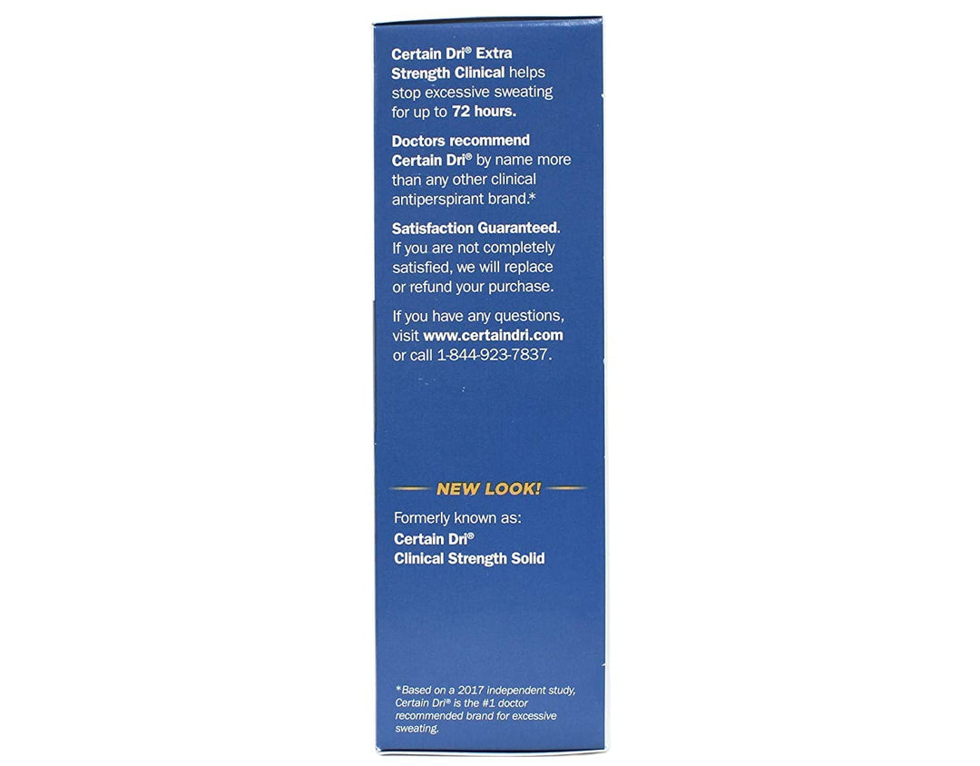 DSE Certain Dri Anti-perspirant Solid Stick - 1.7 Oz, U