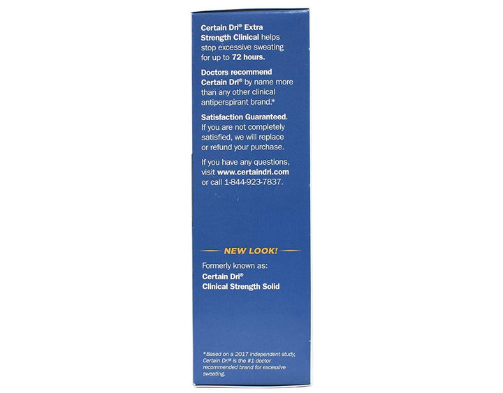 DSE Certain Dri Anti-perspirant Solid Stick - 1.7 Oz, U