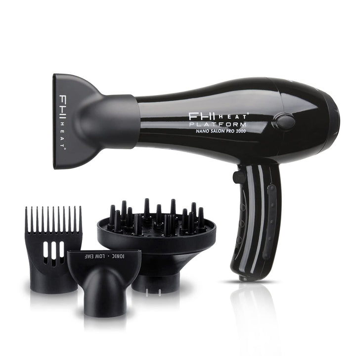 FHI Heat Platform Nano Salon Pro 2000 Powerful Tourmaline Ceramic Hair Dryer