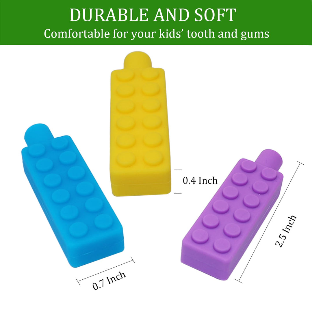 Chewable Pencil Toppers for Sensory Kids Boys and Girls