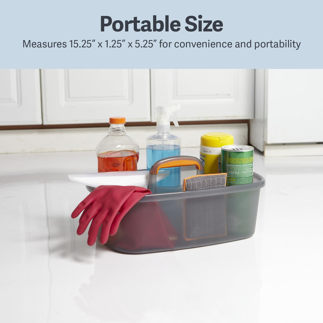 Casabella Plastic Multipurpose Cleaning Storage Caddy w