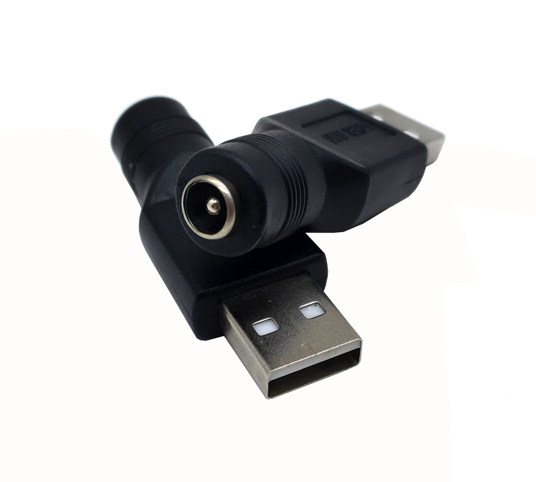 Traovien USB to DC Power Adapter, 2PCS USB 2.0 Male to 