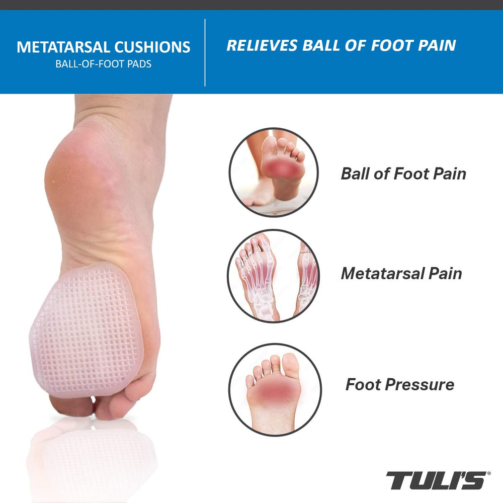Tuli's Gel Metatarsal Cushions (One Size Fits All)