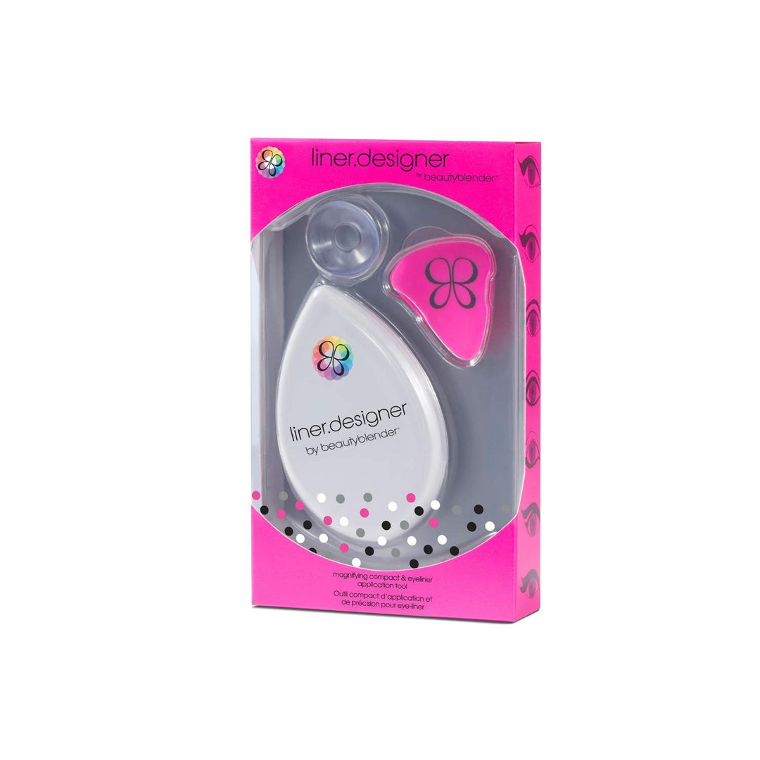 beautyblender liner.designer Eyeliner &amp; Eye Pencil Tool with Magnifying Mirror &amp; Suction Cup