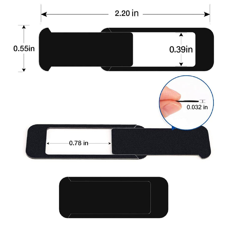 ShinyFX Webcam Cover Slide, Privacy Security Cover, Lar