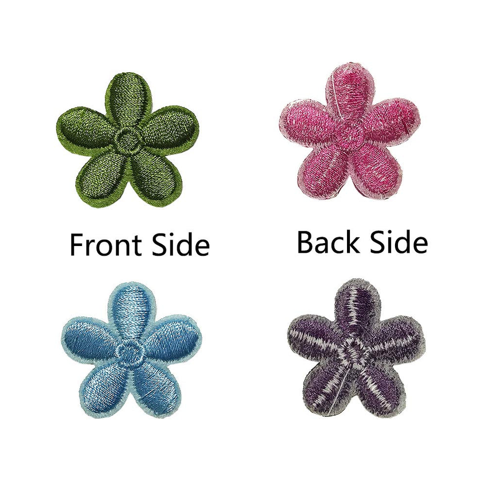 23PCS Mini Sun Flower Embroidered Patches Self Adhesive Embroidered Custom Backpack Patches for Men, Women, Boys, Girls, Kids