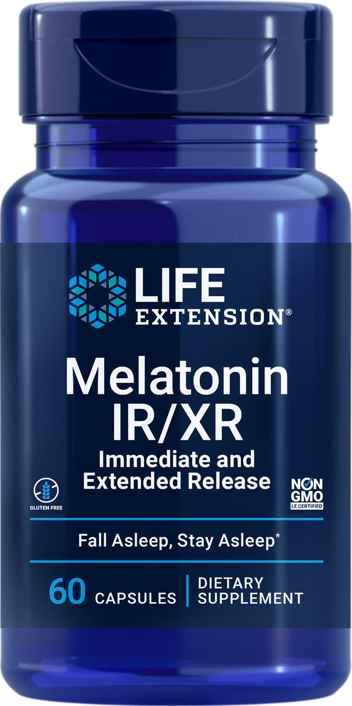 Melatonin IR/XR, 60 Capsules
