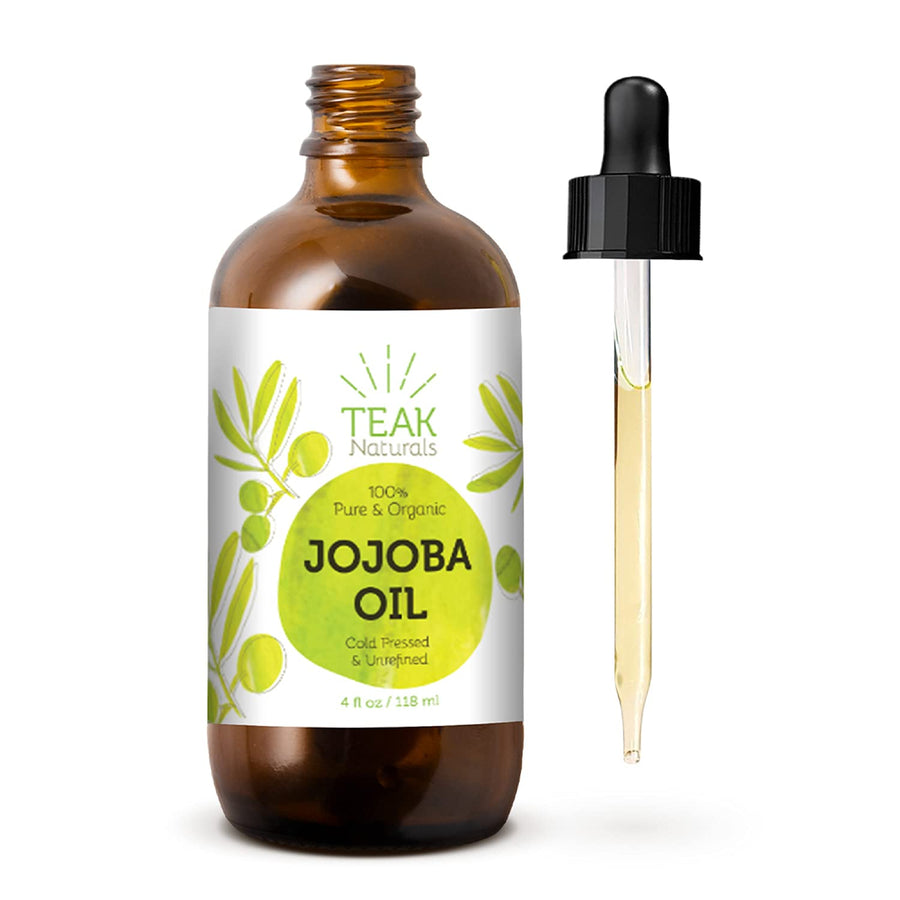 100% ORGANIC Jojoba Oil - 4 oz - Pure Cold Pressed Unrefined Natural - Made In The USA
