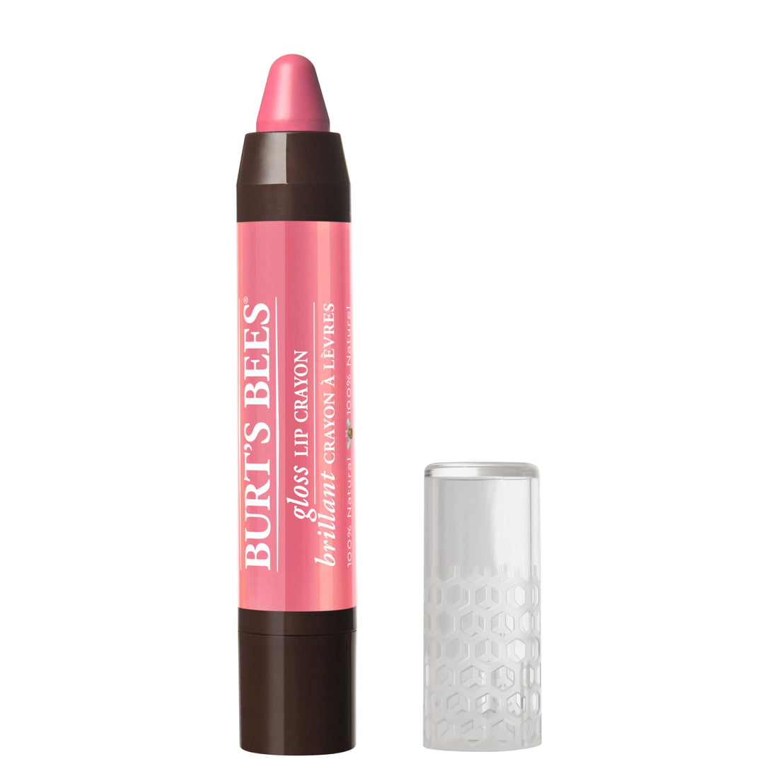 Burt&#39;s Bees 100% Natural Moisturizing Lip Crayon Pink Lagoon Gloss