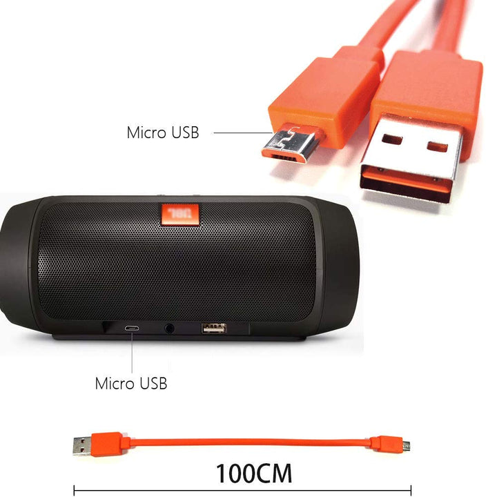 Charging Cable Micor USB Charger Power Cord Compatible with JBL Flip 4 3 2 Charge 3 2 2+ Plus Clip 3 2 Pulse 3 2 GO GO2 Trip Wireless Speaker