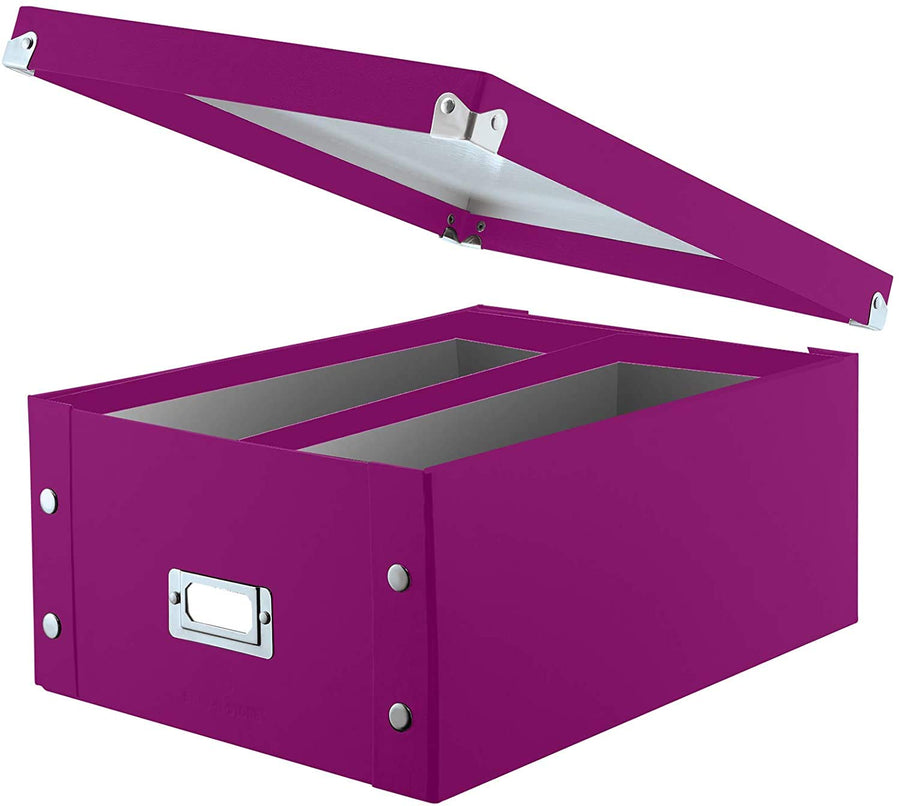 Snap-N-Store CD Storage Box - Pack of 1/2 - Durable Dis