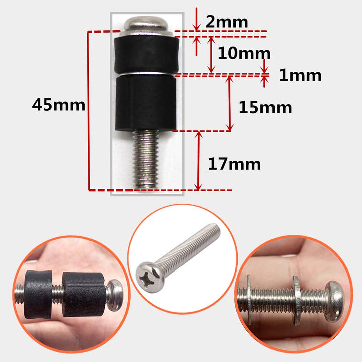 Adiyer M8 Screws for Samsung TV Wall Mount 304 Stainles