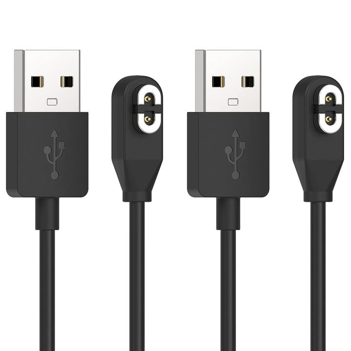 2 Pack Charging Cable Replacement for AfterShokz Aeropex AS800 &amp; Shokz OpenRun Pro &amp; OpenRun &amp; OpenRun Mini &amp; OpenComm, USB Charger Cord for AfterShokz Aeropex Bone Conduction Headphones