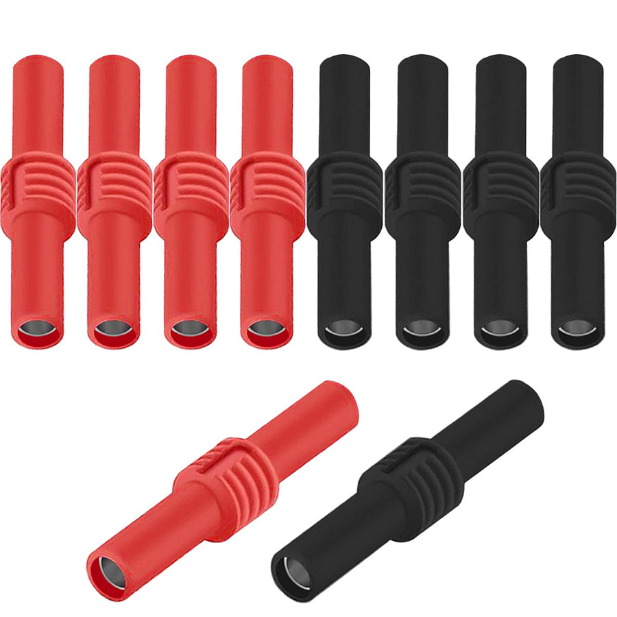DKARDU 10 PCS 4mm Banana Plug Coupler Female to Female 
