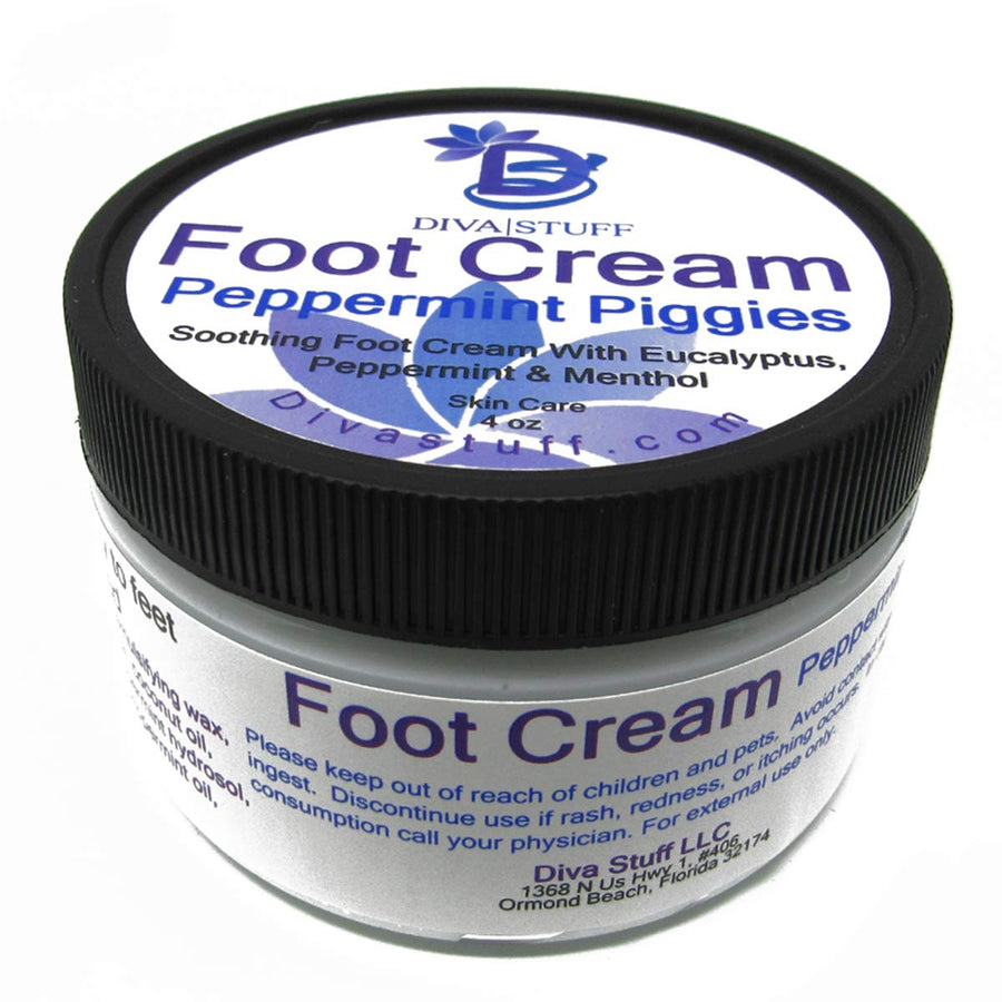 Peppermint & Eucalyptus Foot Cream With Menthol Too, By ,4 oz