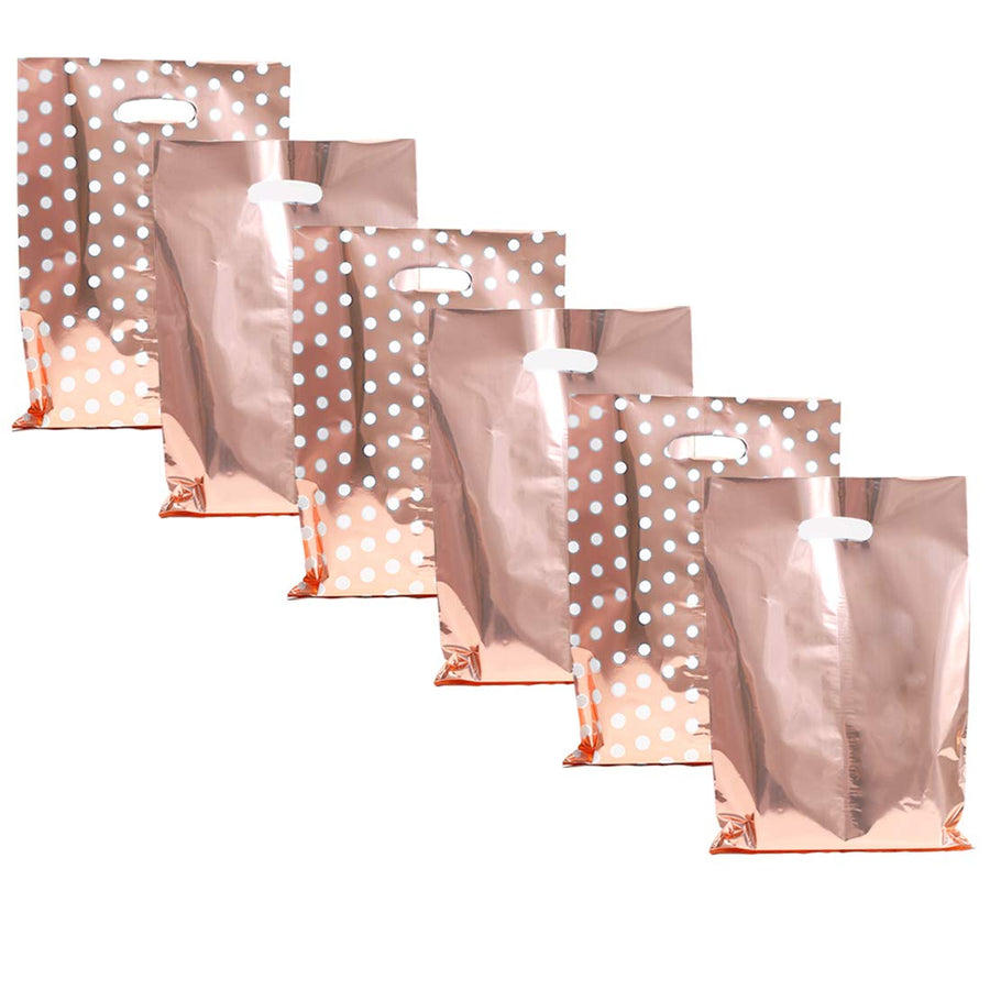 UNIQOOO 60 Metallic Rose Gold & Polka Dot Wedding F