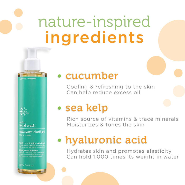 EARTH SCIENCE - Gentle Clarifying Facial Wash For Oily, Combination Skin Types (6pk, 8 fl. oz.)