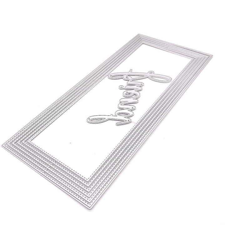 KSCRAFT Basic Stitched Nesting Slimline Die Metal Cutti