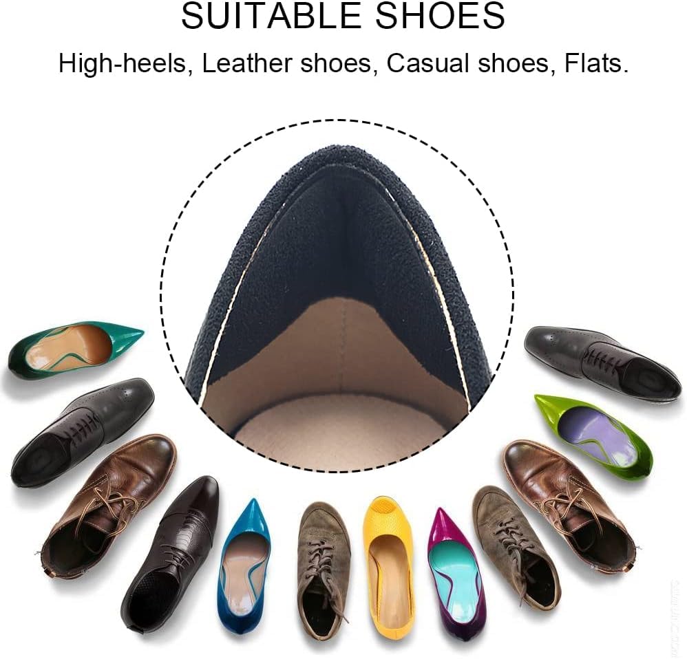 Dr Foot Heel Grips For Men And Women, Self-Adhesive Hee