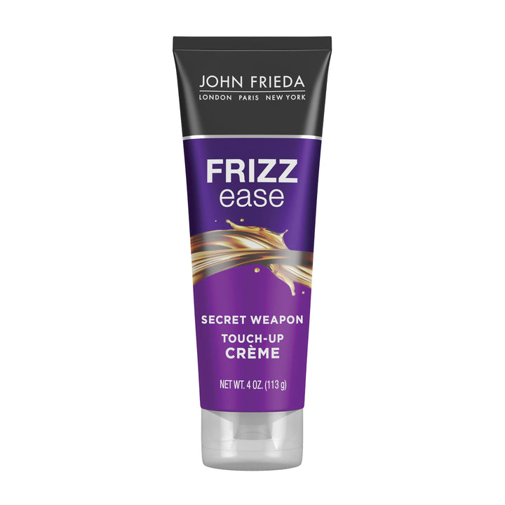 Frizz Ease Secret Weapon Touch-Up Crème - Anti-Frizz Styling Cream for Smooth, Frizz-Prone Hair, 4 Oz