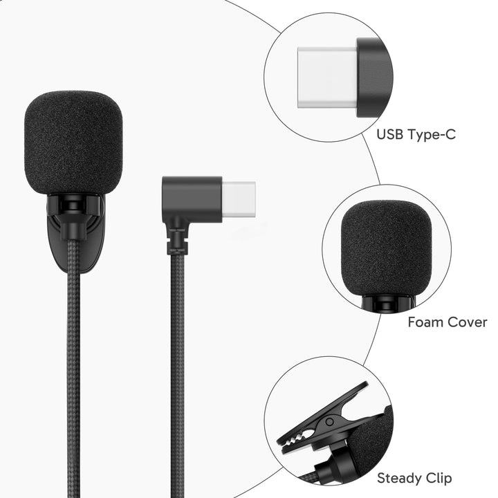 AKASO V50X External Microphone for AKASO V50X and Drago