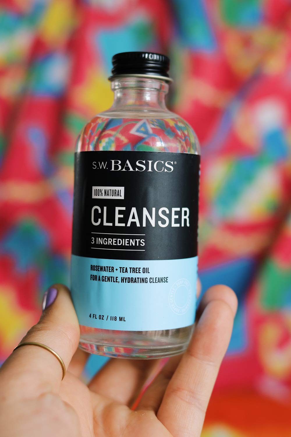 Vegan Vegetarian Skin Care Cleanser by SW Basics - All Natural Skincare - Organic Ingredients