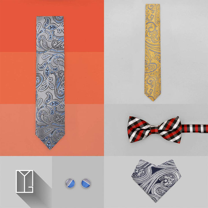 YED0109 Mens Hanky Economics Goods Blue Red Checkered Pure Cotton 10 Pack Handkerchiefs Set Wedding Gift Idea By Y&amp;G