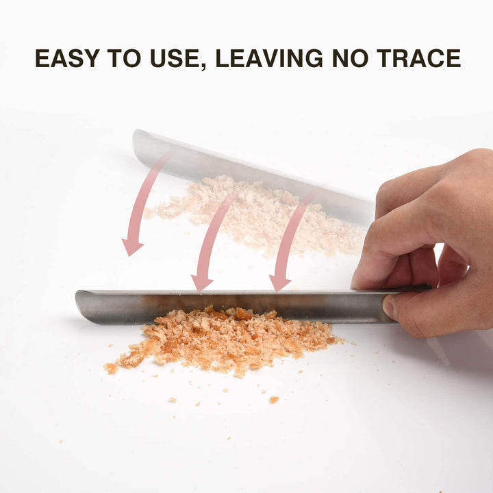 Crumb Sweeper - Profession Crumb Sweepers for Tablecloths in Restaurants and Homes,Stainless Steel Crumb Scraper(2 Pack)