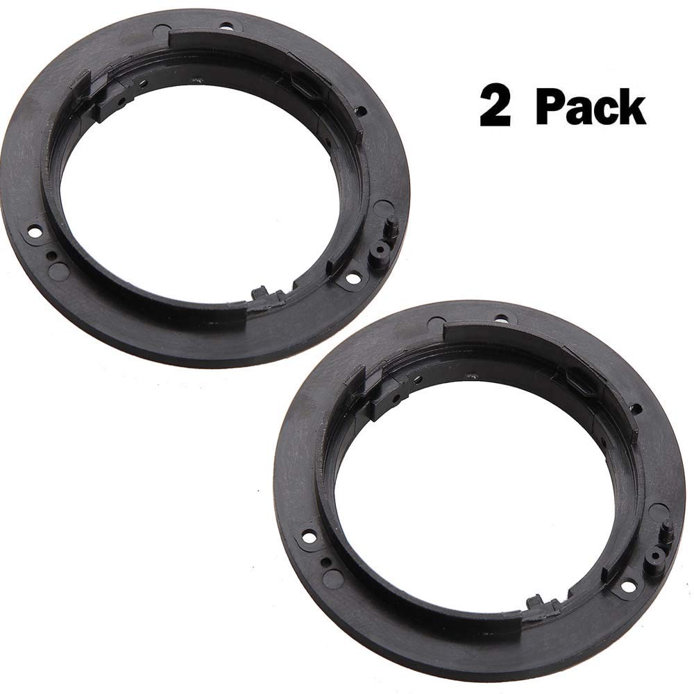 Shenligod (2pcs) 18-55mm Lens Bayonet Mount Ring Compat