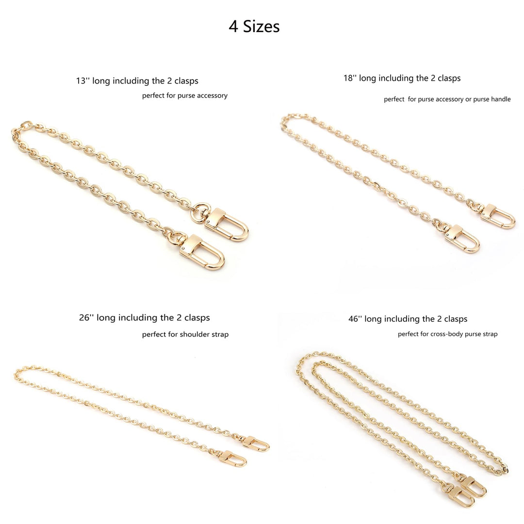 Xiazw Mini Copper Purse Chain Shoulder Crossbody Strap 